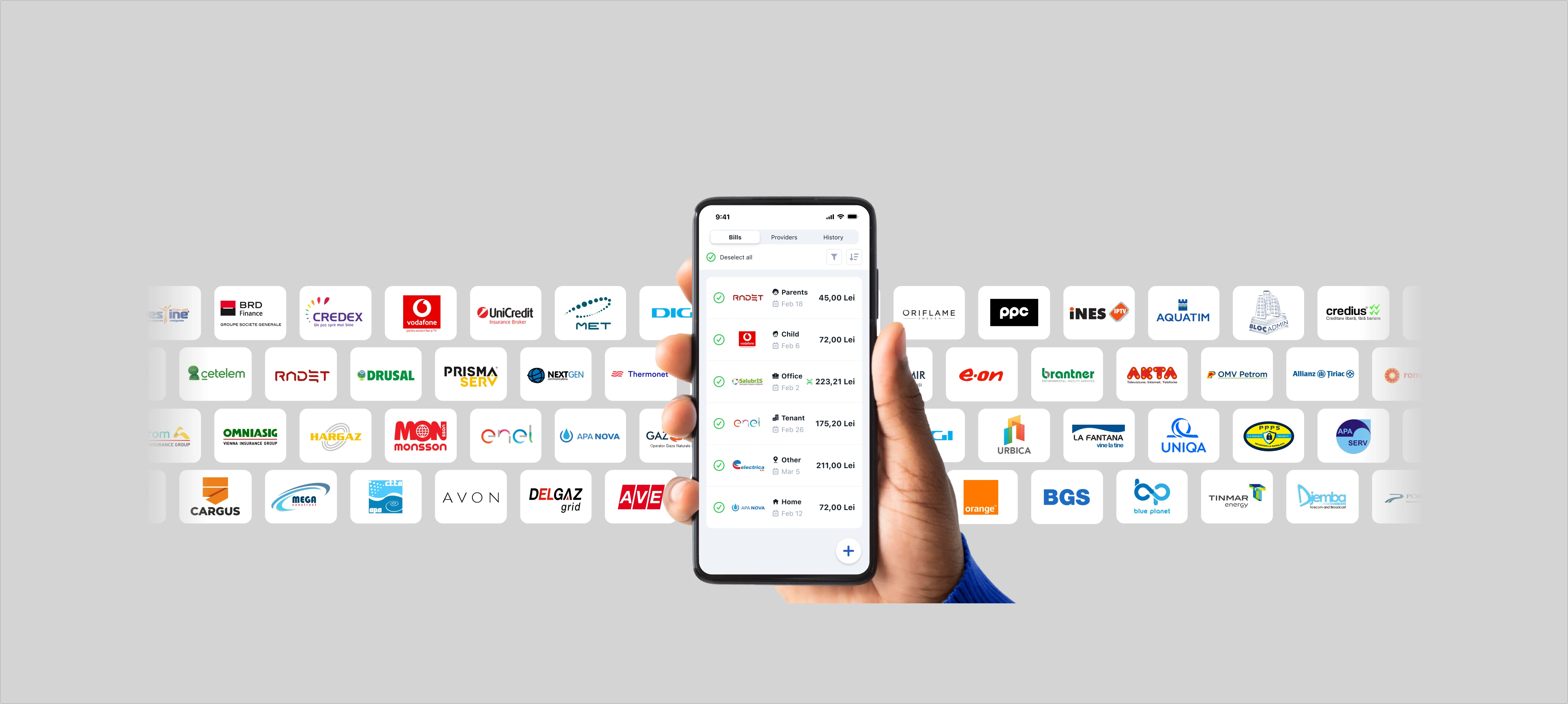 Over 400 utility suppliers in Pago