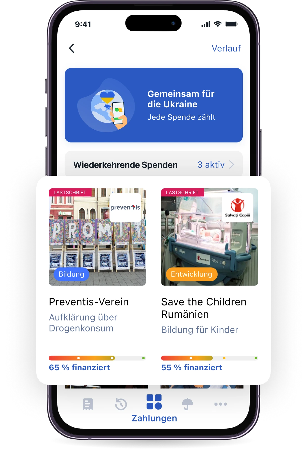 Für eine gute Sache spenden